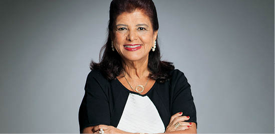 Luiza Helena Trajano, dona das lojas Magazine Luiza, e que fez a dieta Ravenna, que a levou a perder 23 quilos em um ano 