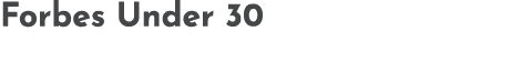 Forbes Under 30