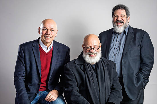 20 08 2019 - Felicidade - Retrato dos fil sofos e escritores, Luiz Felipe Pond , Mario Sergio Cortella e Leandro Karnal Foto: Jonne Roriz VEJA